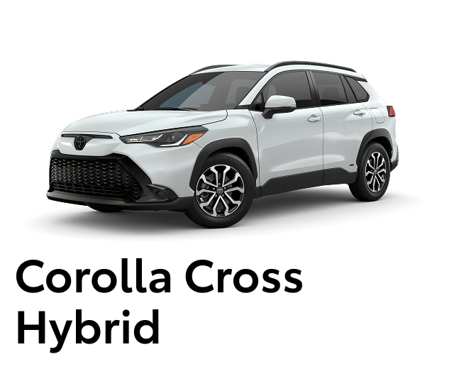 Light Blue Corolla Cross Hybrid